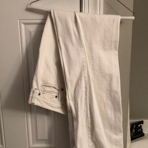 Loft White Jeans